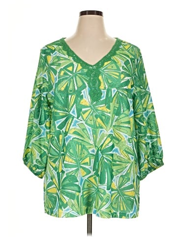 Ruby Rd. 3/4 Sleeve Blouse (view 1)