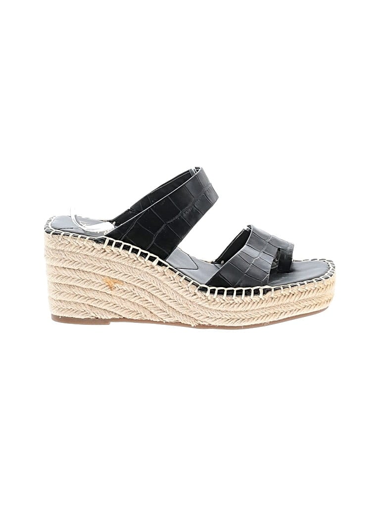 Pre-owned Franco Sarto Wedges In Black
