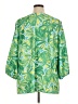 Ruby Rd. Green 3/4 Sleeve Blouse Size 1X - photo 2