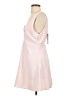 Zara 100% Polyester Solid Pink Cocktail Dress Size M - photo 5
