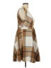 Shein Argyle Brown Casual Dress Size L - photo 4