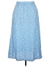 Unbranded 100% Polyester Print Blue Casual Skirt Size XXL - photo 2
