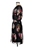 DKNY 100% Polyester Floral Black Cocktail Dress Size 6 - photo 5