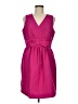 Taylor 100% Polyester Solid Pink Cocktail Dress Size 8 - photo 1