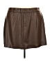 The Drop 100% Polyurethane Brown Faux Leather Skirt Size 4X - photo 2