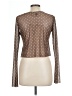 Motel 100% Polyester Brown Long Sleeve Top Size L - photo 2