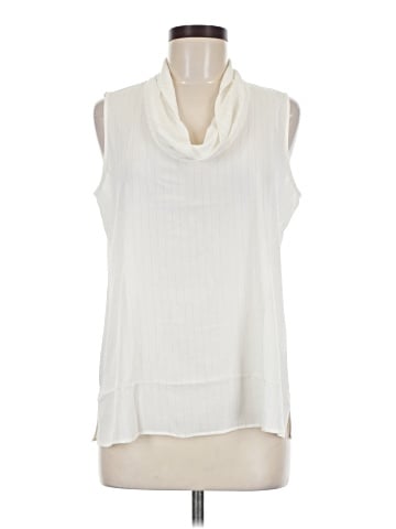 Rose + Olive Sleeveless Blouse (view 1)