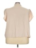 Unbranded 100% Polyester Tan Short Sleeve Blouse Size 4X - photo 2