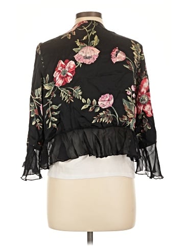 August Silk 3/4 Sleeve Blouse (view 2)
