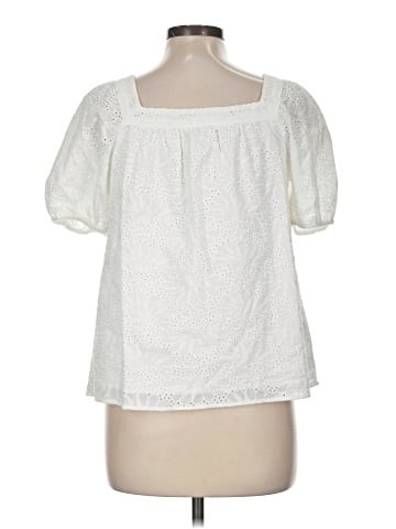 Ann Taylor LOFT Short Sleeve Blouse (view 2)
