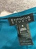 En Focus Studio 100% Polyester Plaid Teal Casual Dress Size 8 - photo 7