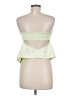 Free People 100% Polyester Green Sleeveless Blouse Size M - photo 2