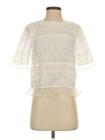 Rebecca Taylor Short Sleeve Top (view 1)