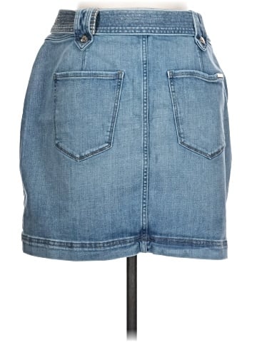 White House Black Market Denim Skirt (view 2)