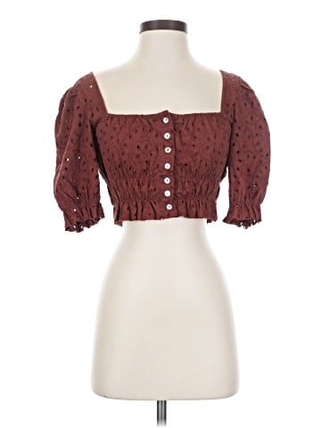 Urban Outfitters Short Sleeve Blouse (view 1)