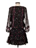 Joie 100% Polyester Floral Black Cocktail Dress Size S - photo 2