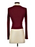 Guess Burgundy Long Sleeve Top Size S - photo 2