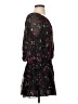 Joie 100% Polyester Floral Black Cocktail Dress Size S - photo 4
