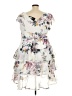 City Chic 100% Polyester Floral White Cocktail Dress Size 22 (XL) - photo 2