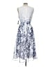 DKNY 100% Polyester Animal Print Blue Cocktail Dress Size 10 - photo 2