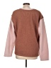 Cuddl Duds 100% Polyester Color Block Brown Pullover Sweater Size L - photo 2