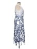 DKNY 100% Polyester Animal Print Blue Cocktail Dress Size 10 - photo 4