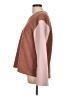 Cuddl Duds 100% Polyester Color Block Brown Pullover Sweater Size L - photo 5