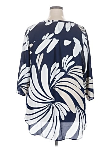 Worthington 3/4 Sleeve Blouse (view 2)