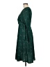 Hutch 100% Polyester Animal Print Graphic Green Casual Dress Size 8 - photo 5