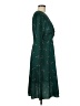 Hutch 100% Polyester Animal Print Graphic Green Casual Dress Size 8 - photo 4