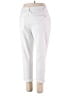 L.L.Bean Solid White Casual Pants Size L - photo 2