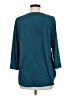New Directions Teal 3/4 Sleeve Top Size M - photo 2