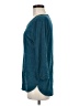 New Directions Teal 3/4 Sleeve Top Size M - photo 5