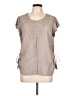 Time and Tru Gray Short Sleeve Blouse Size L - photo 1