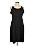 Columbia Solid Black Casual Dress Size L - photo 1