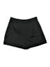 Diane von Furstenberg 100% Polyester Solid Black Shorts Size 12 - photo 2