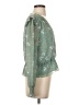WAYF Green 3/4 Sleeve Blouse Size S - photo 4