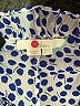 Boden 100% Polyester Blue Long Sleeve Blouse Size 6 - photo 4