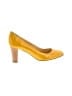J.Crew Color Block Yellow Heels Size 9 - photo 1