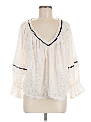 Free People 3/4 Sleeve Blouse (view 1)