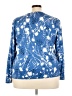 Talbots Print Blue Pullover Sweater Size 3X - photo 2