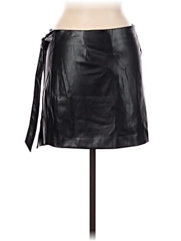 MNG Faux Leather Skirt (view 2)