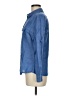 Max Studio Blue Long Sleeve Button-Down Shirt Size M - photo 5