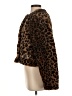 Ann Taylor 100% Polyester Animal Print Brown Faux Fur Jacket Size XS - photo 5