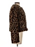 Ann Taylor 100% Polyester Animal Print Brown Faux Fur Jacket Size XS - photo 4