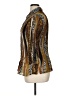 Fashion Bug 100% Polyester Animal Print Brown 3/4 Sleeve Blouse Size XL - photo 5