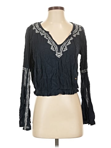 Hollister Long Sleeve Henley (view 1)