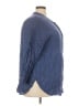Old Navy 100% Rayon Blue 3/4 Sleeve Blouse Size 3X - photo 4