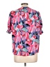 Assorted Brands 100% Polyester Pink Short Sleeve Blouse Size L - photo 2