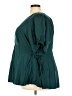 Torrid Teal Short Sleeve Button-Down Shirt Size 5X Plus (5) - photo 5
